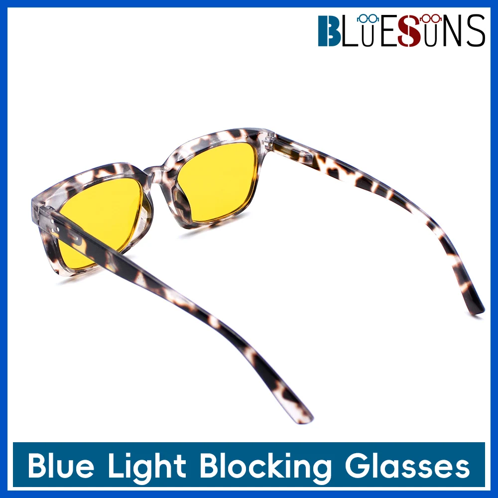جديد عدسة صفراء مقاومة الضوء الأزرق نظارات السديم الملمس الإطار ، مع تعزيز الوضوح ، عند استخدام الشاشة لحماية صحة العين والسلامة
