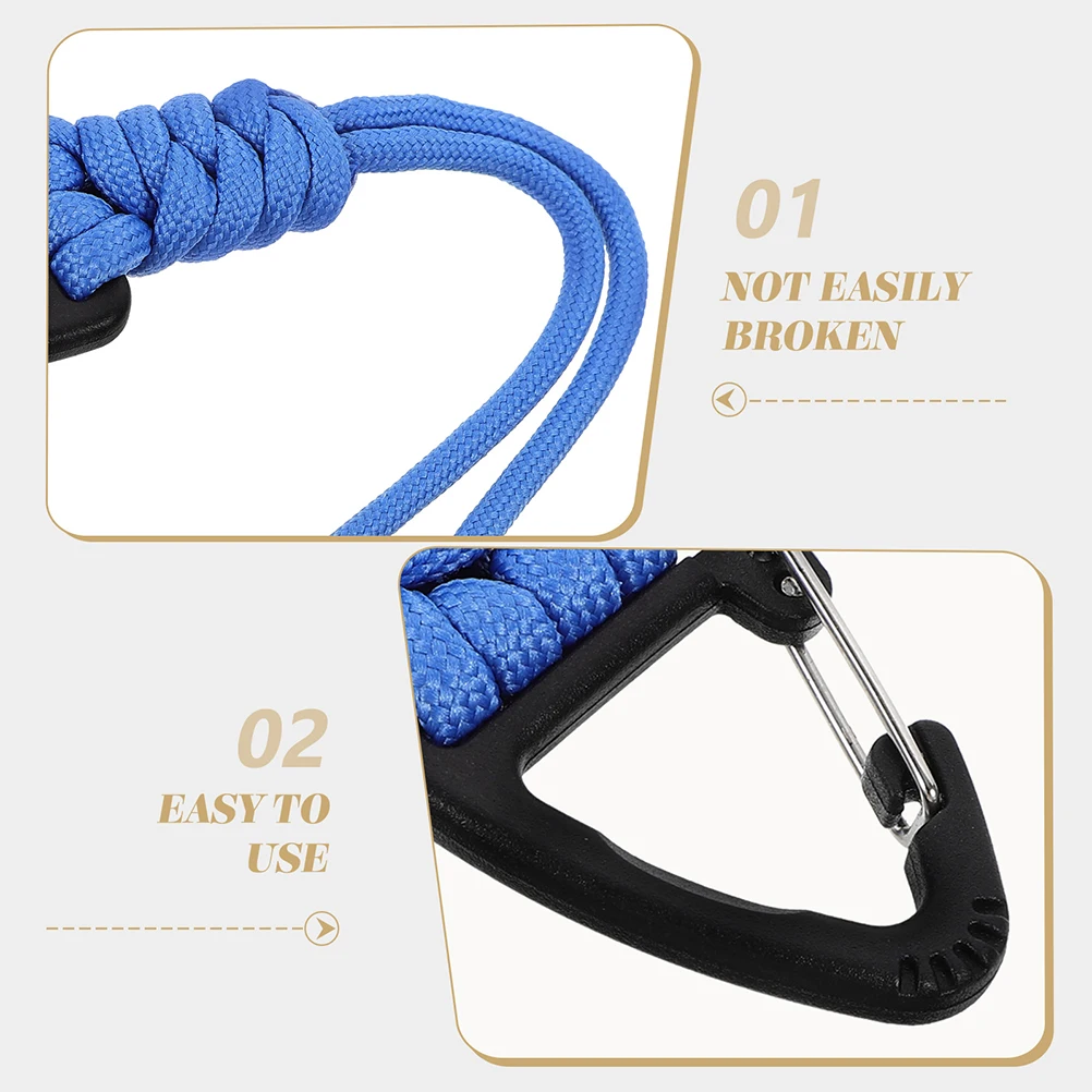 

3 Pcs Keychain Anti-loss Rope Lanyard with Carabiner for Keys Lanyards Detachable Anti-lost Wrist