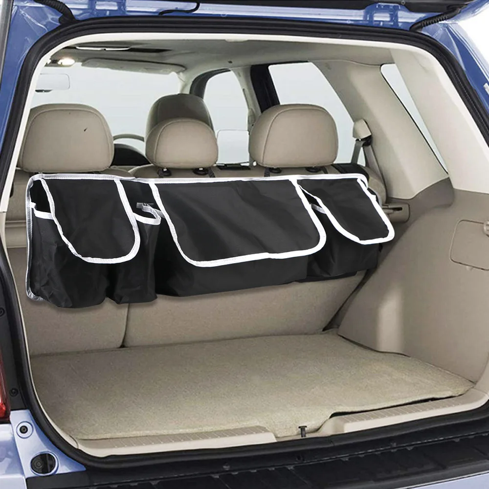 Car Trunk Suspension Storage Bag Large Capacity Multi-purpose Oxford Car Seat Backrest Organizer Automobile Interior