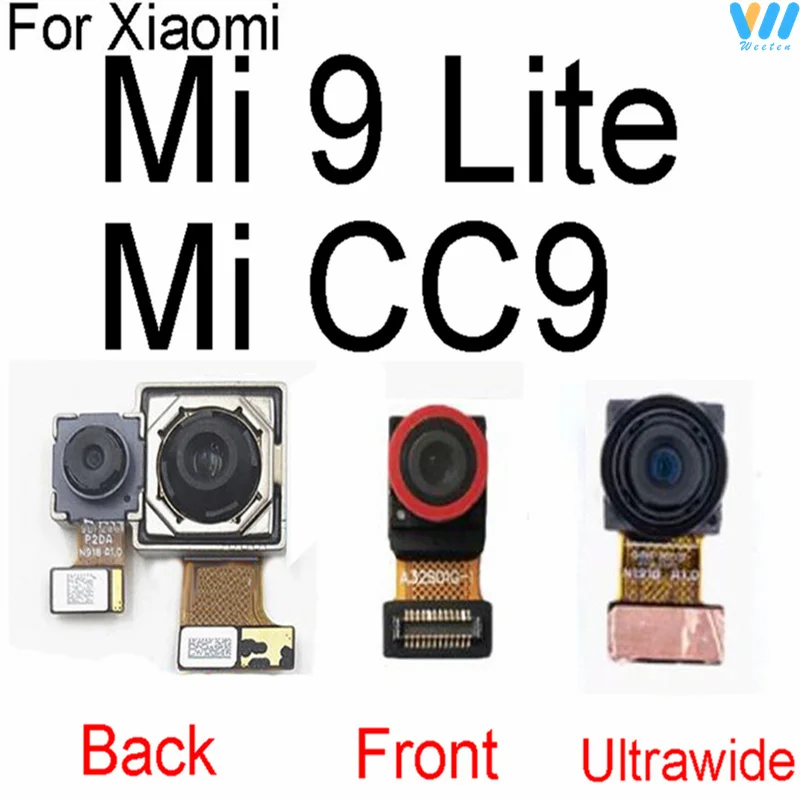 Front Rear Camera For Xiaomi Mi 8 8SE Mi 9 9SE/8 9 Lite CC9 Back Main Camera & Small Front Facing Camera Flex Cable Repair Parts