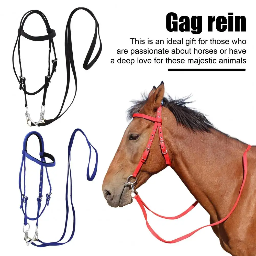 Horse Halters Adjustable Chin Horse Halter Plush Padded Horse Training Equestrian Accessory Adjustable Buckle Horses Halter