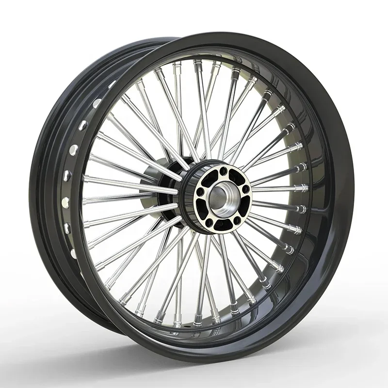 2025High-Performance CRF250R CRF450R Racing Motorcycle Spoke Wheels Set 3.5/4.25 Supermotor Forged 10mm Construction Accessories