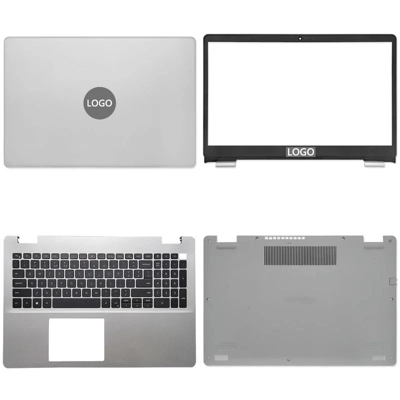 

New For Inspiron 15 3501 3505 Laptop LCD Back Cover Front Bezel Upper Palmrest Bottom Base Case Keyboard Hinges