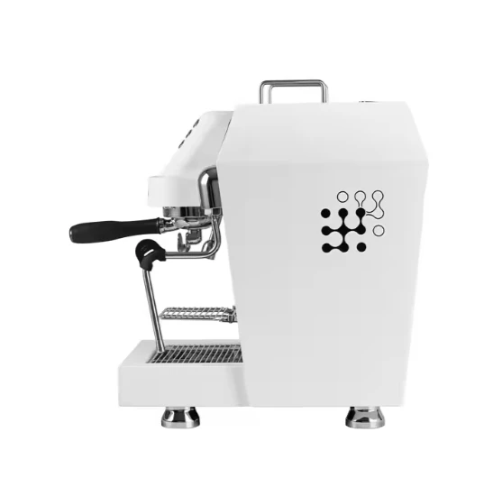 Nueva máquina de café semiautomática comercial de acero inoxidable con molinillo de goteo con palanca de vapor adecuada para restaurantes de autoservicio