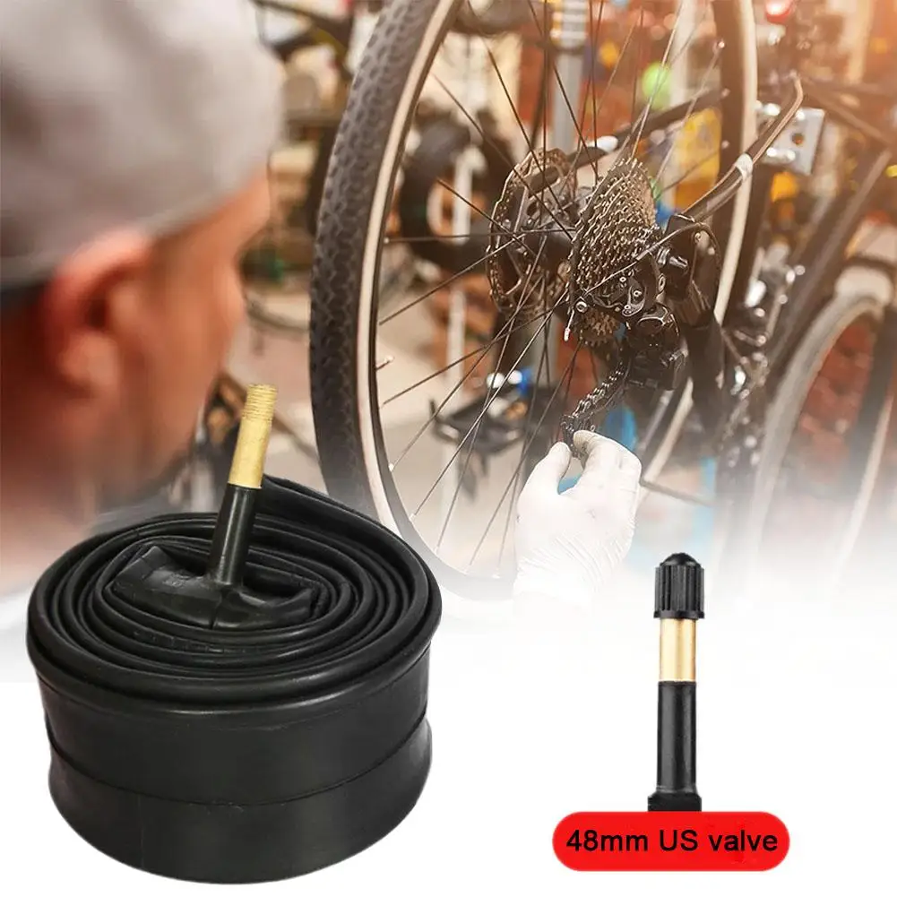 700X35C/38C/40C/43C Bicycle Inner Tube With Valve 48mm Self Sealing Mountain Road Tire Inner Tube Replacement Parts