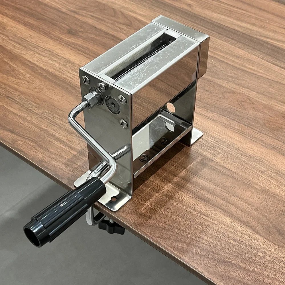 Hand‑Crank Desktop Shredder Slicer, Easy‑to‑Install Manual Leaf Cutter for Tobacco, Herbs and Cassava Leaves
