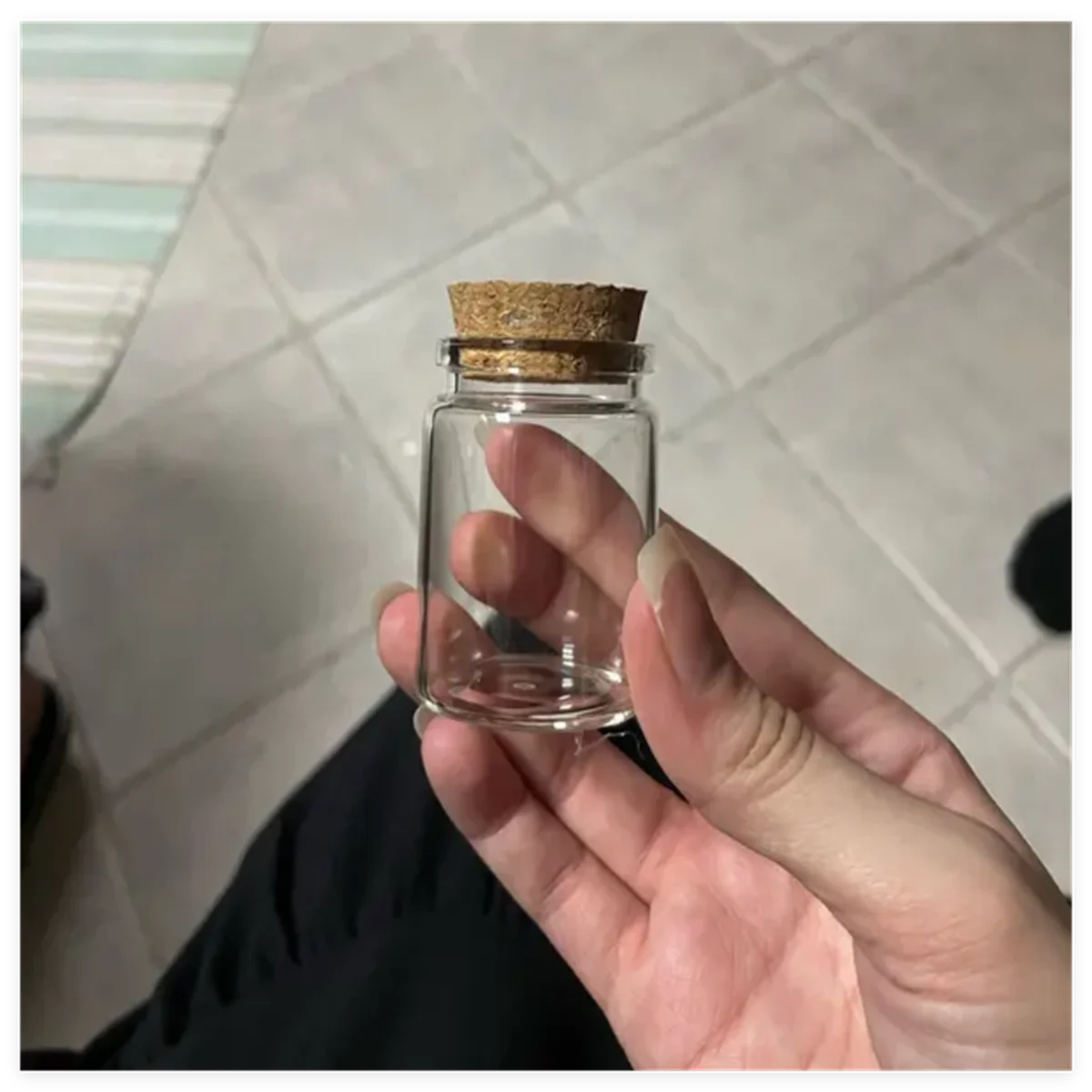 12/18/24/36/48 PCS 30ml Mini Glass Bottles Cork Stoppers 26×37×50mm Small Wishing Jars Seed Empty Tiny Glass Vial DIY Crafts