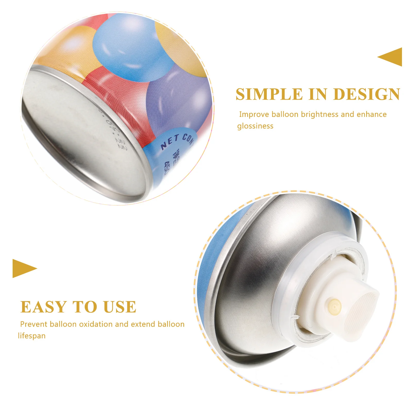 2 قطعة بالون تألق رذاذ تعزيز الاستئناف منع الأكسدة تمديد عمر اللاتكس احباط بالونات زينة الحفلات