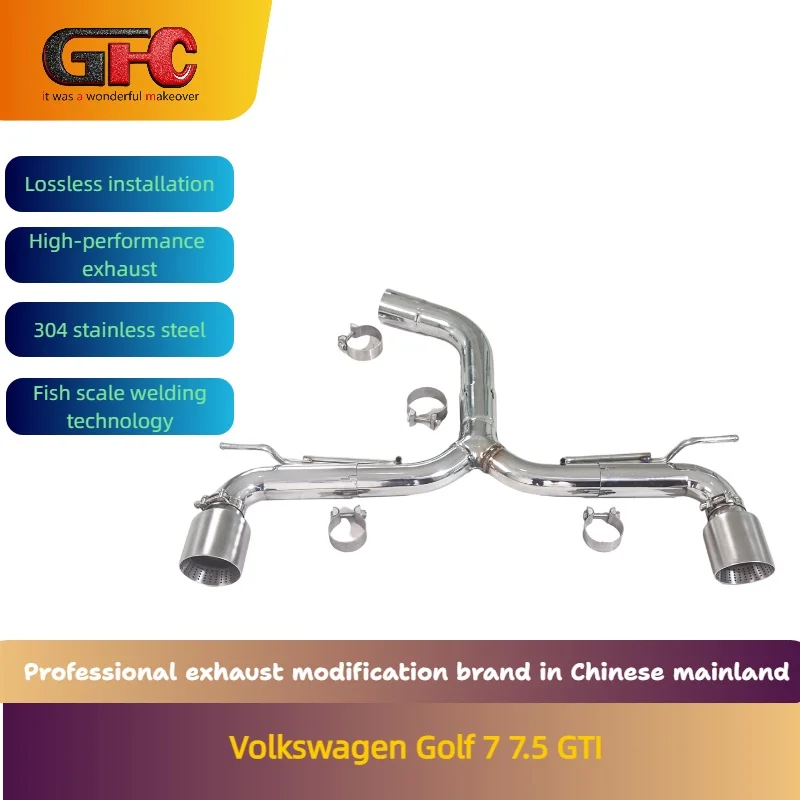 

GFC brand for the Volkswagen Golf 7.5 GTI double exhaust tailpipe accessories
