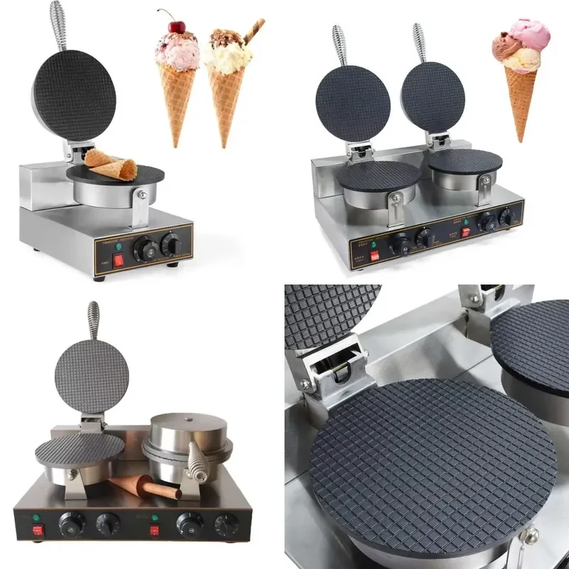 ¡Novedad 2026! Máquina EJIN para hacer conos de helado, máquina para hacer conos de waffle, máquina para hacer conos de helado en rollo