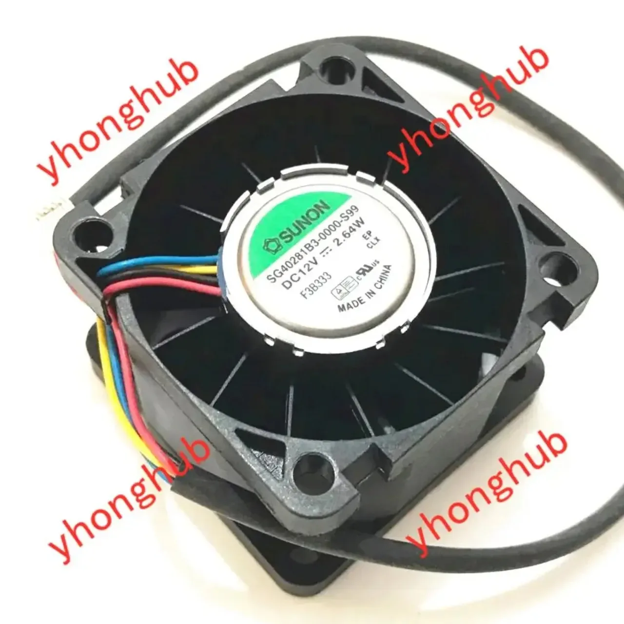 

Вентилятор охлаждения SUNON SG40281B3-0000-S99 DC 12V 2.64W 40x40x28мм, 4-проводной