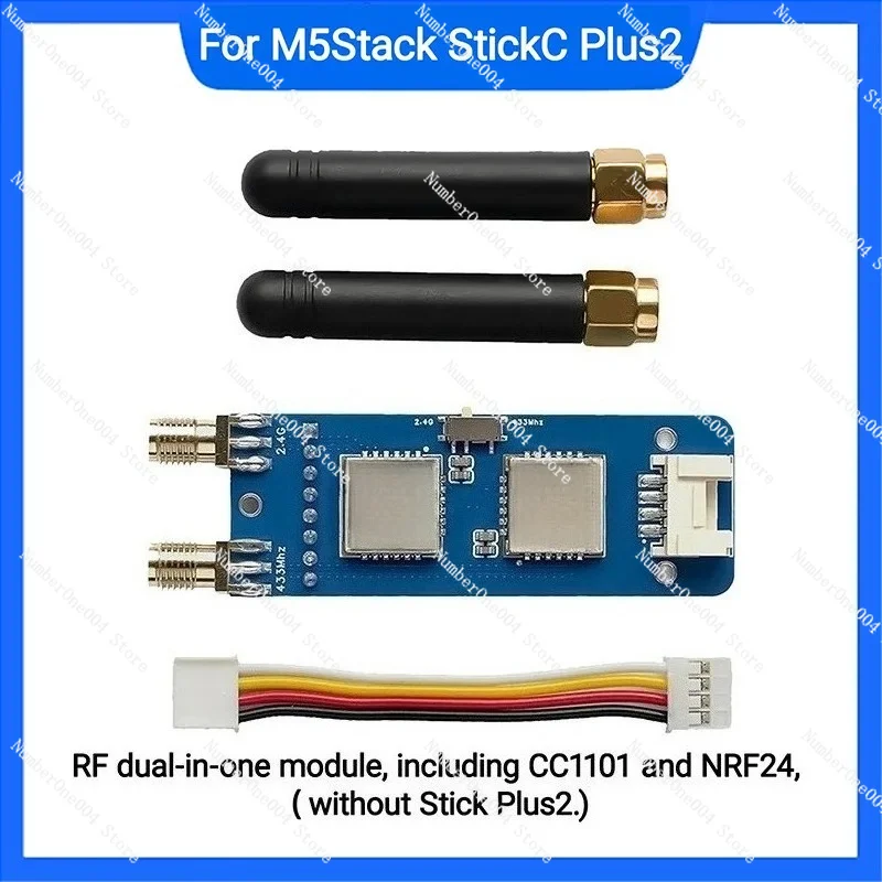 

Used for M5Stack M5StickC PLUS 2 ESP32 Compact IoT Module CC1101 NRF24