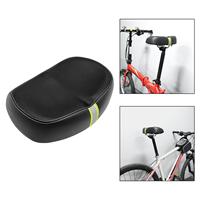 Oversized Bike Seat Saddle Comfortable Noseless Breathable Shockproof Waterproof Wide Cushion Pad