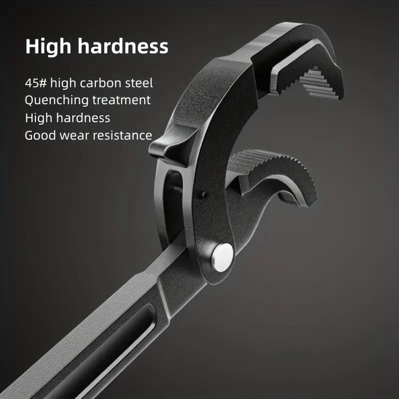 Multifunktions Auto Power Grip Rohrzange Metall Selbst Einstellende Schraubenschlüssel Schnell Öffnen Rohr Universal Schlüssel Kombination Werkzeug Kit – Detail 8