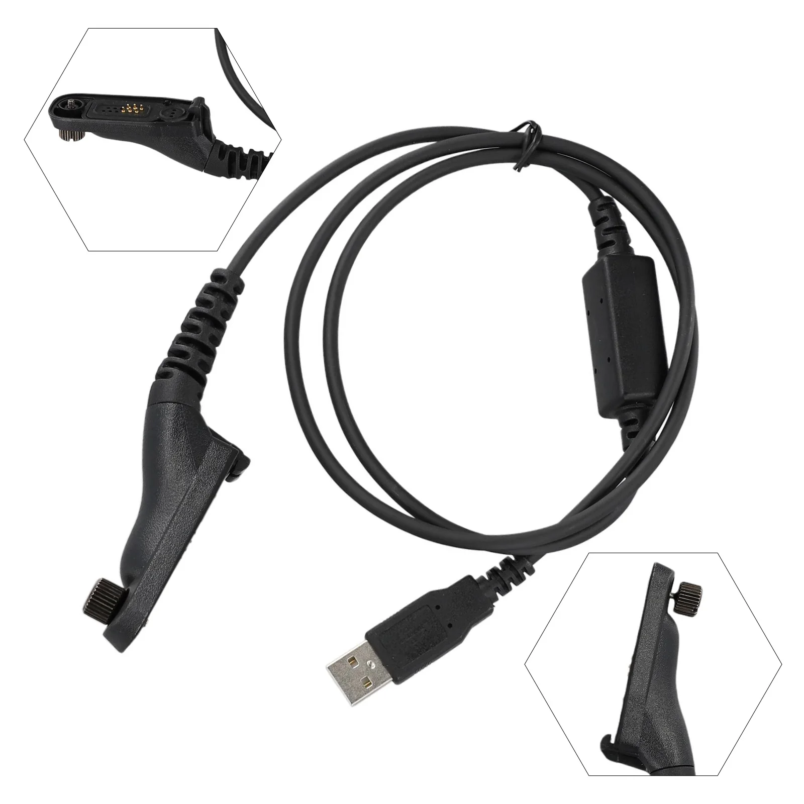 Útiles accesorios de Cable de programación USB Coaxial a USB para Motorola DP4800 DP4801 DP4400 DP4401 DP4600 DP4601