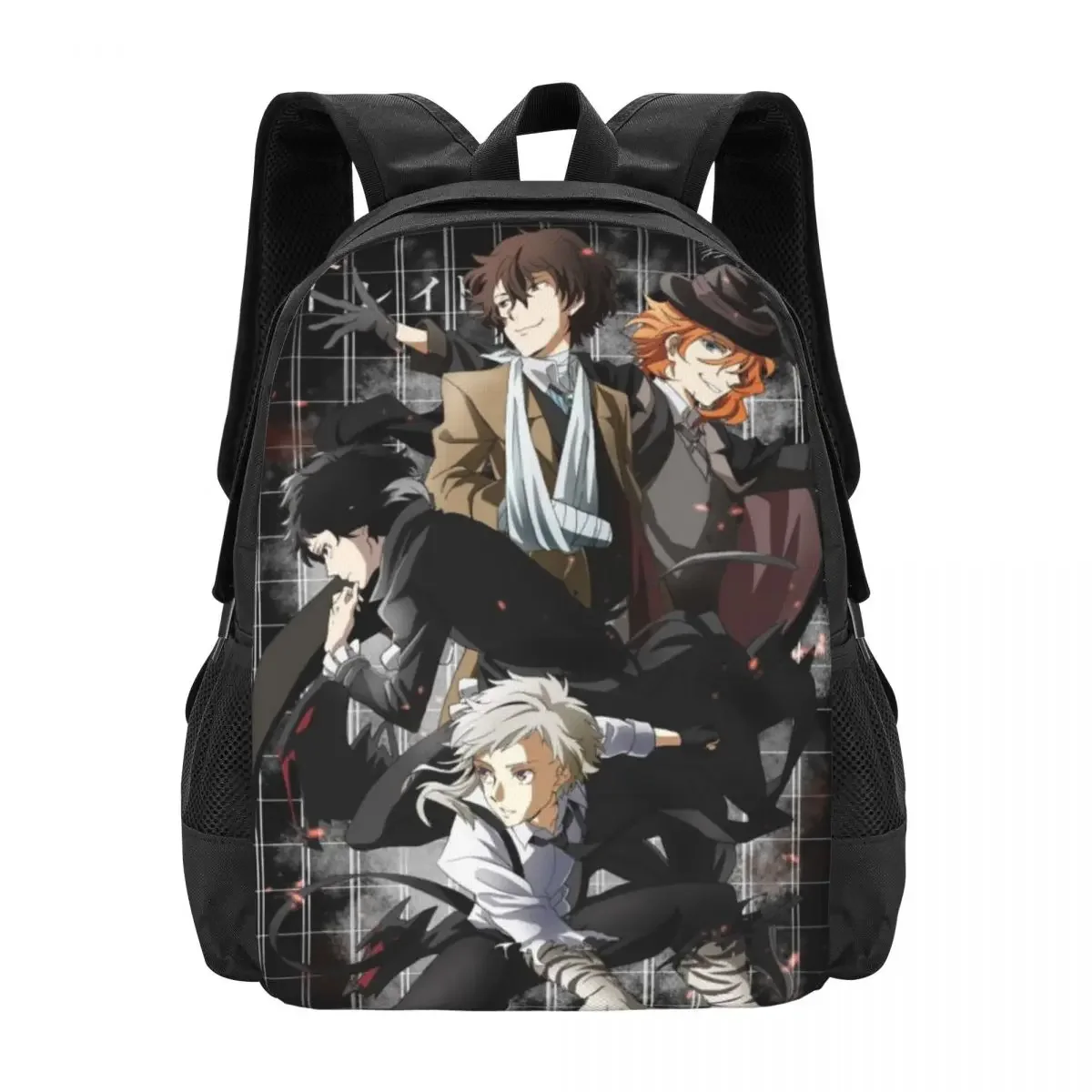 

Anime Bungo Stray Dogs Travel Laptop Backpack, Business College School Computer Bag Gift for Men & Women