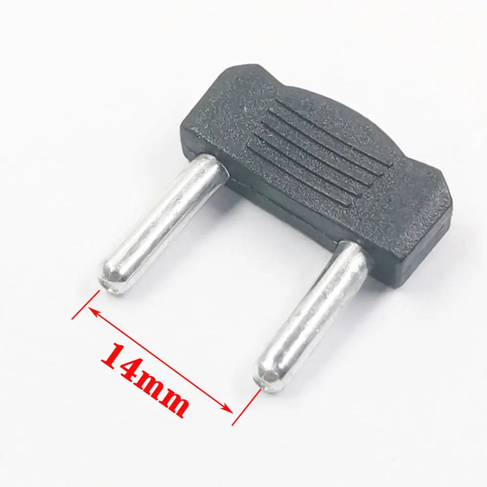 10 Stück 3mm Kurzschluss-Stecker RCA Audio- und Video-Verbindungsstecker 14mm 18mm Abstand 2-Pin-Verbindungsstecker – Detail 2