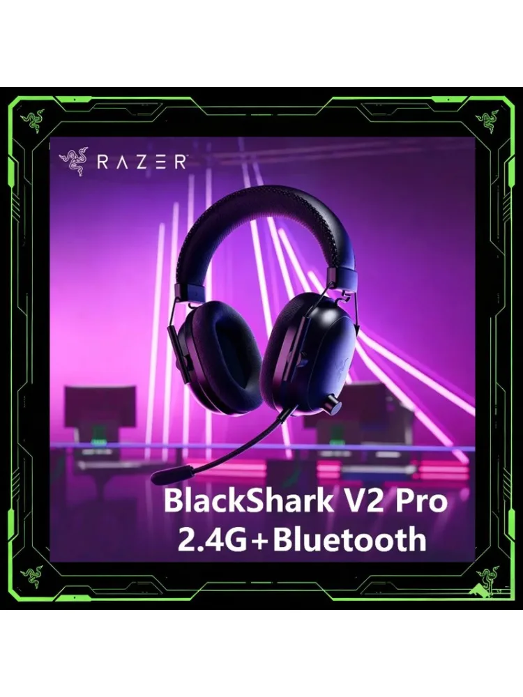 Razer BlackShark V2 Pro Wireless Gaming Headset 2.4G Bluetooth Dual Mode Professional Esports Headphone with Mic for PC PS5 Xbox