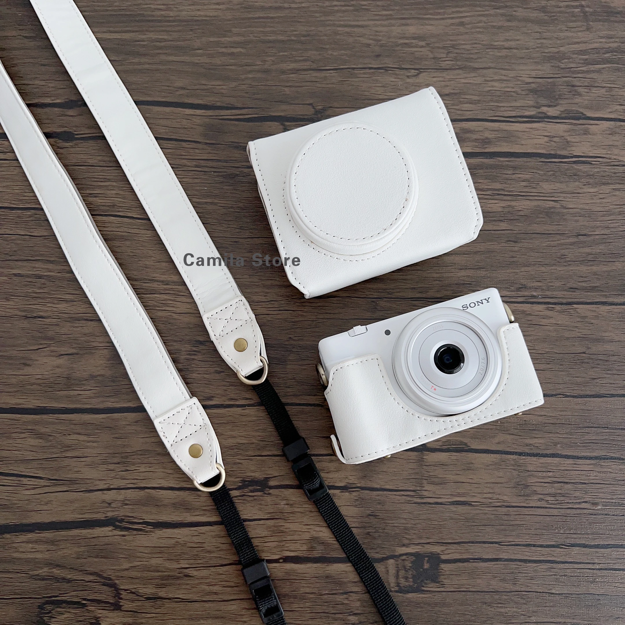 Новинка, полностью закрытый чехол из искусственной кожи для цифровой фотокамеры sony ZV1F Z-V1F, мультяшный защитный чехол