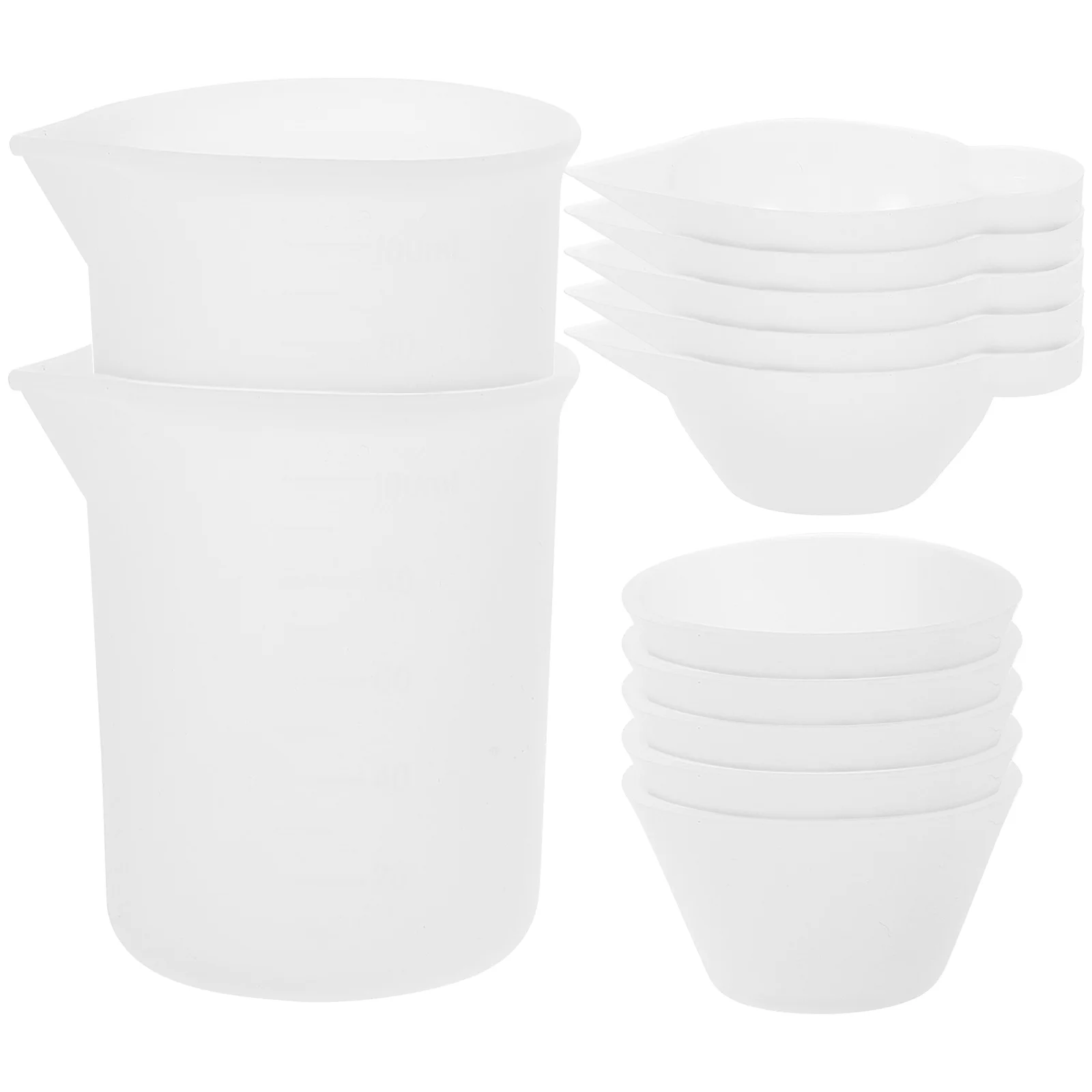 

1 Set Resin Paint Measuring Cup Diy Epoxy Resin Measuring Craft Tools With Scale Mixing Cups Epoxy Cups For Art Lovers Kits