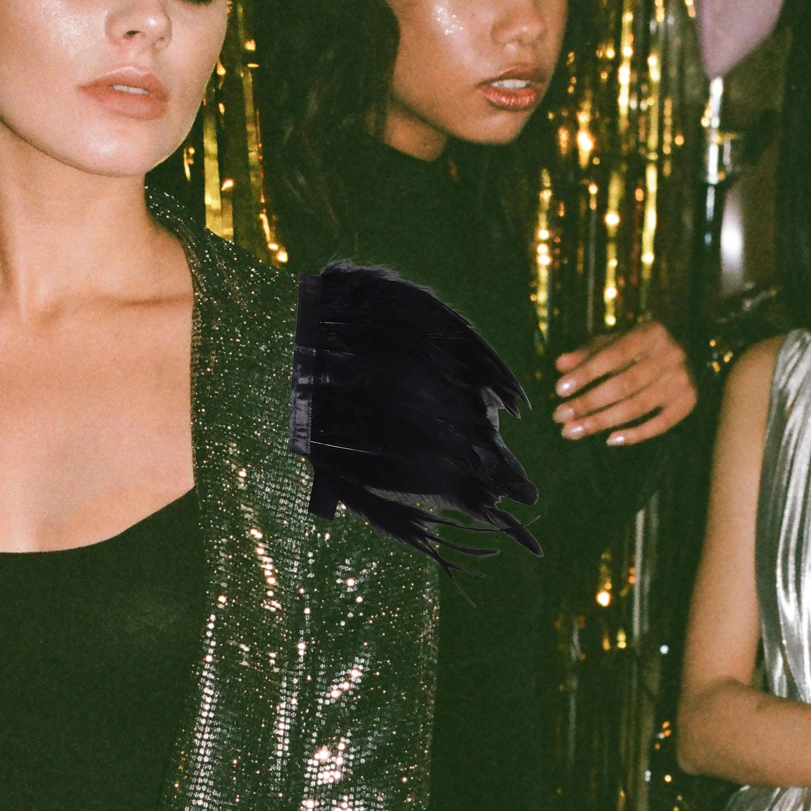 الريش كيب فروي شال هالوين الكتف الوسادة تتغاضى الجناح الزخرفية المعصم الأصفاد الرجال النساء تأثيري أزياء تنكرية للحفلات