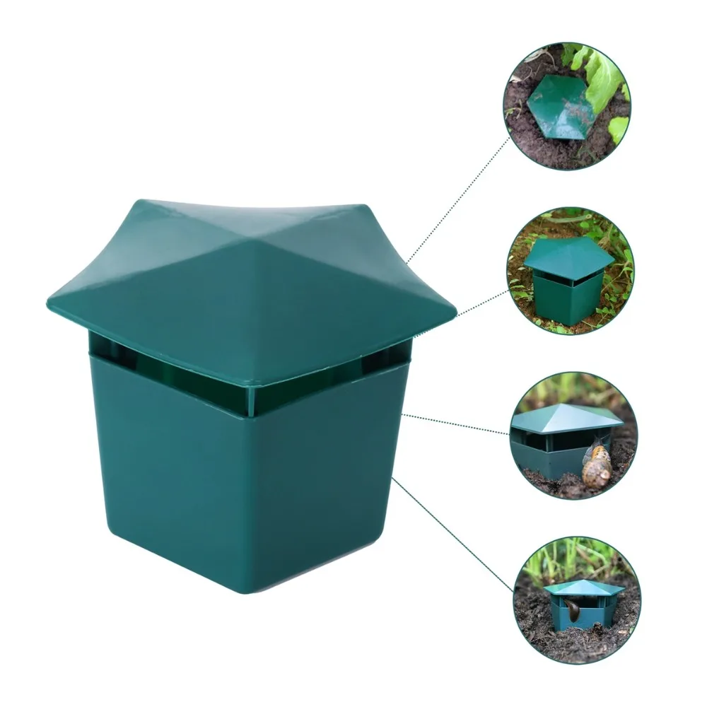 Reusable Snail Catcher Garden Vegetable Patch Snail Cage Insect Trap Slug Controller Trap Safe Plants Flowers Fruits Vegetables