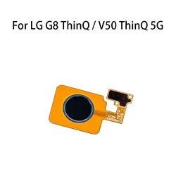 Home Power Button Fingerprint Sensor Flex Cable For LG G8 ThinQ / V50 ThinQ 5G