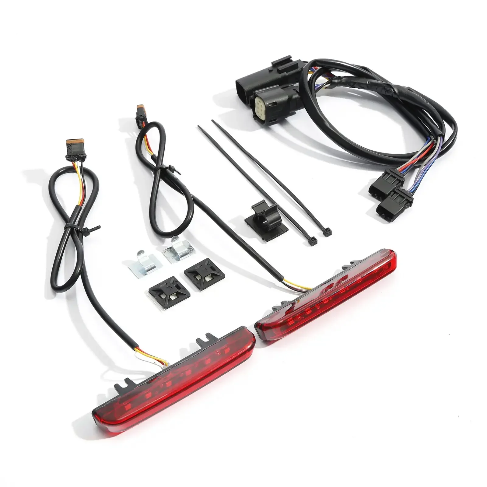 

Седельная сумка, светодиодный стоп-сигнал, поворотный фонарь для Harley Touring Road King Street Glide 2014-2022, детали мотоцикла, аксессуар для двигателя