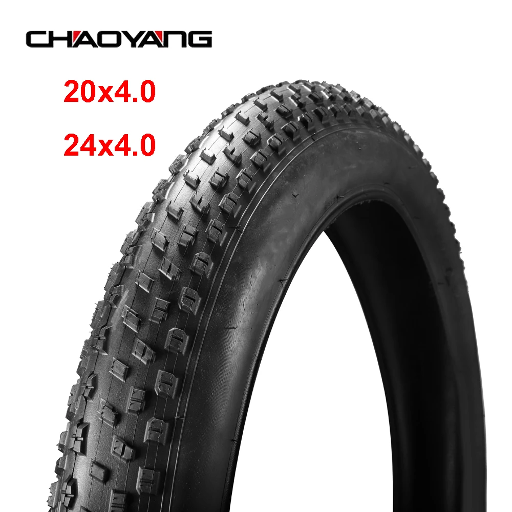 ChaoYang Bicycle tire 20x4.0 24x4.0 ATV beach bike city fat tyres snow bike tires ultralight wire bead 20/24inch