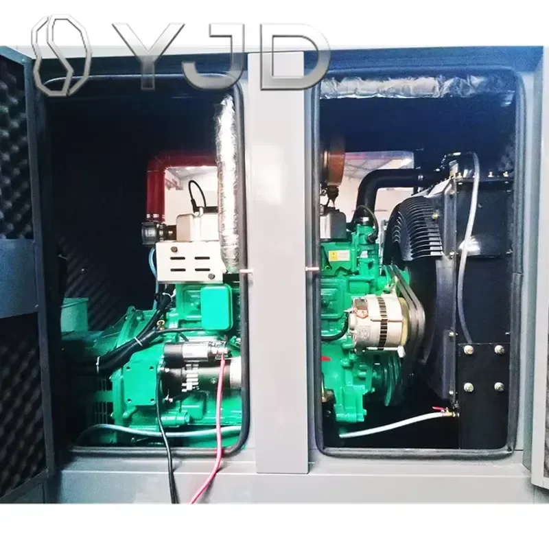 YJD 24 Hours Continue Working Good Quality 30kw 40kw Natural Gas Generator Set