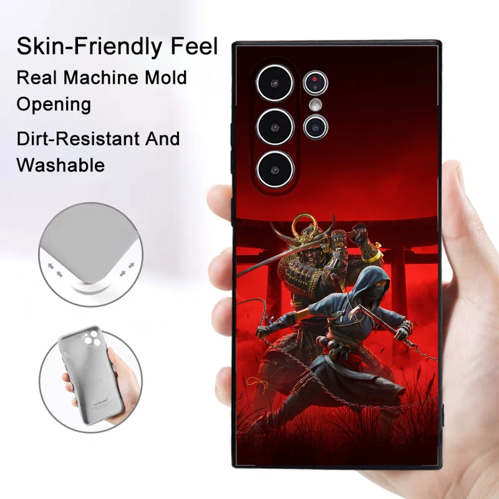 حافظة لهاتف سامسونج جالاكسي S25 S24 S22 S23 Ultra S21 S20 Plus حافظة كاملة غير قابلة للانزلاق من A-Assassins #2