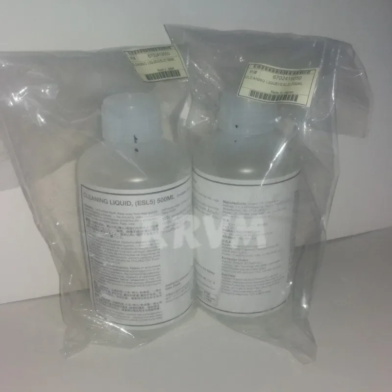 1PC New Origianl Roland Photo Printer LEF-20 LEF-300 Cleaning Solution 6702419050 (ESL5) 500ML CLEANING LIQUID(ESL5)