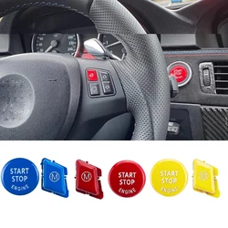 Car Steering Wheel M Alphabet Mode & START Stop Engine Button Fit For BMW 3 Series E90 E92 E93 M3 2007-2013 Replacement