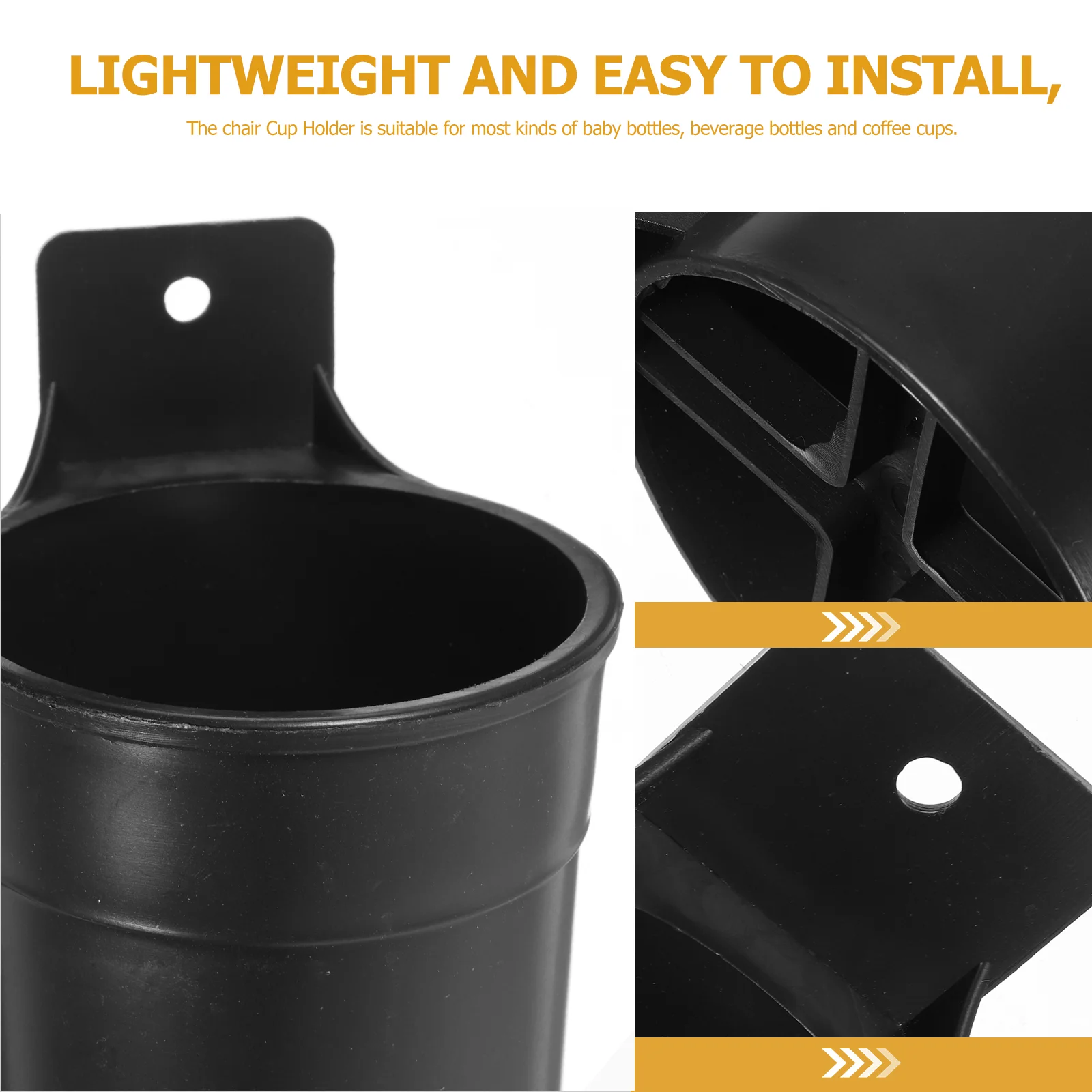 Cup Holder Accessories for Chair Anti Lightweight Easy Install Suitable Baby Beverage Bottles Coffee Cups Cinema