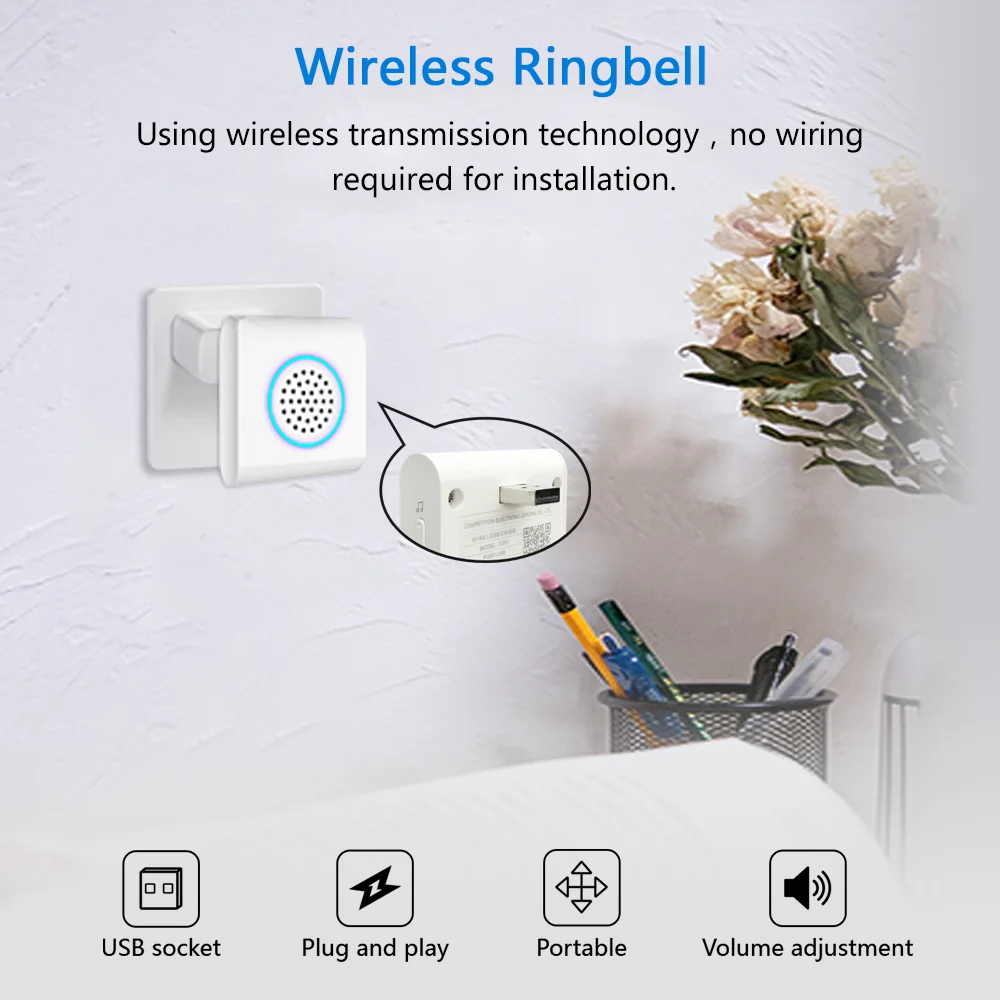 CCL 7 Inch Video Intercom Door Phone 4-Wire with Wireless Ringbell Camera Doorbell  For Villa System Unlock with Shaking