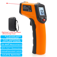 Infrared Thermometer Industrial High-Precision Temperature Gun Electronic Water and Oil Temperature Meter for Kitchen and Baking