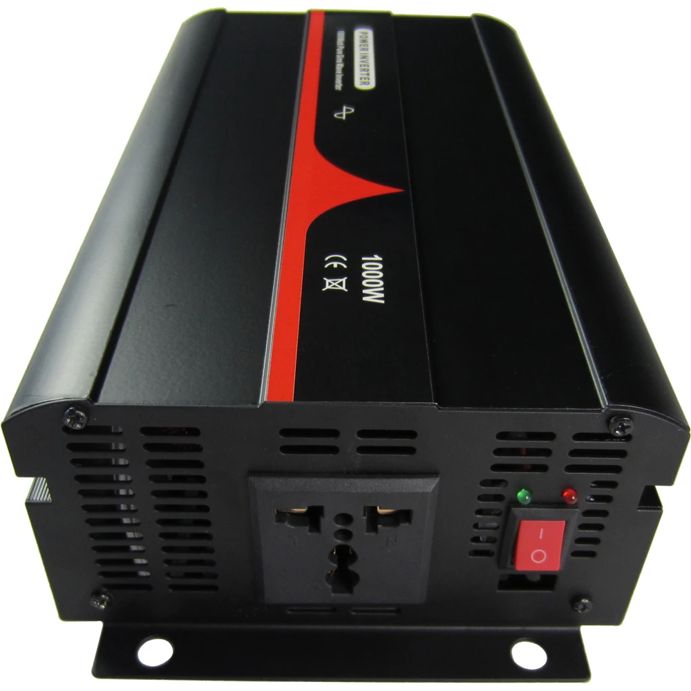1000VA/1000W Single Phase Pure Sine Wave Inverter 12V 24V 48V DC TO 100~120VAC, 220~240VAC Output Industrial Frequency
