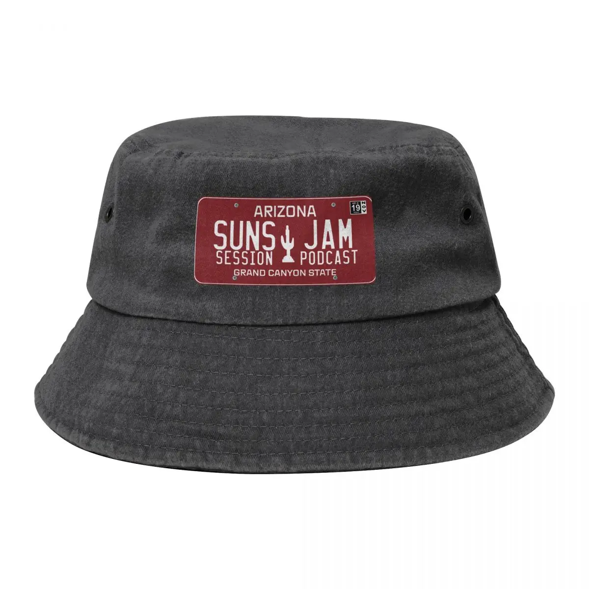 

Suns JAM AZ License Plate Maroon Bucket Hat western Hat Hood Golf Hat Women Men's