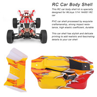 RC Car Body Shell RC Car Body Shell Tail Wing For WLtoys 144001 144010 1/14 Remote Control Car Upgrade Part RC Car Tail Wing