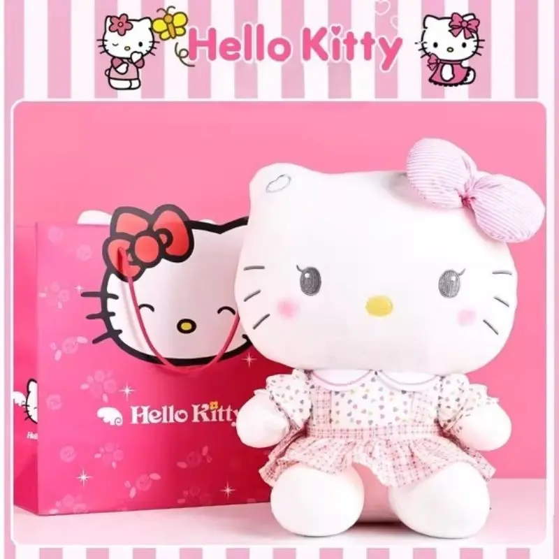 

20cm Sanrio Hello Kitty Anime Plush Toy Hello Kitty Plush Doll Girl Pillow Birthday Christmas Gift
