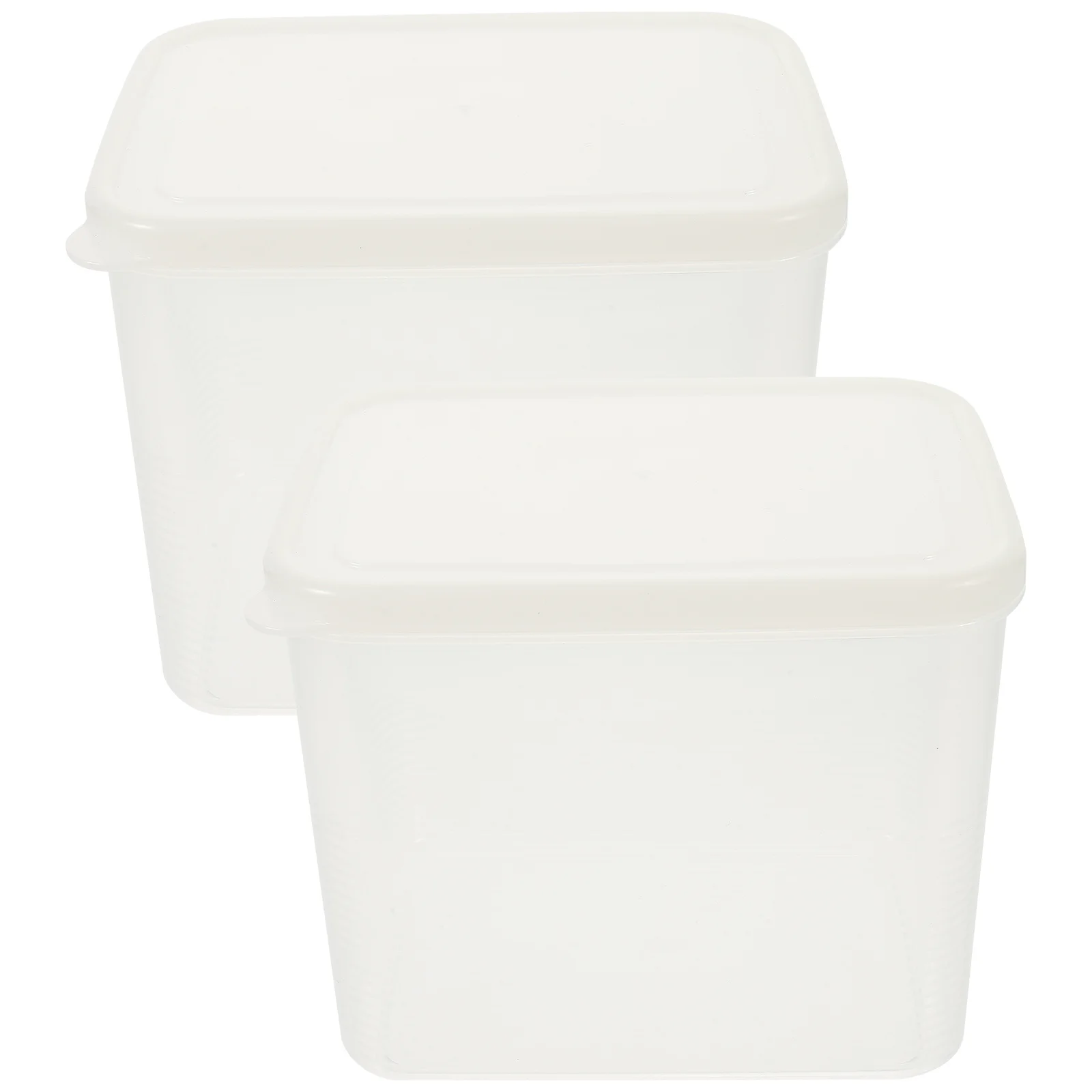 2 قطعة صندوق تخزين مربع حاوية طعام شفافة مانعة للتسرب للخبز والفواكه الطازجة حفظ الثلاجة منظم مستلزمات المطبخ