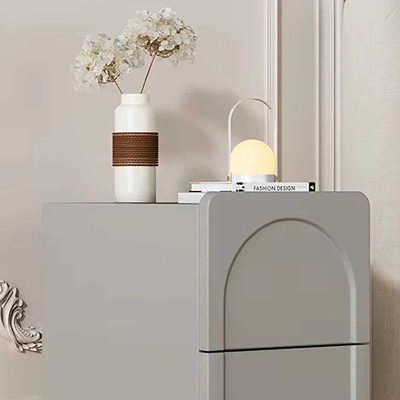 Elegant Storage Nightstand Nordic Cheap Japandi Italian Drawers Nightstand Modern Luxury Muebles Para El Hogar Bedroom Furniture