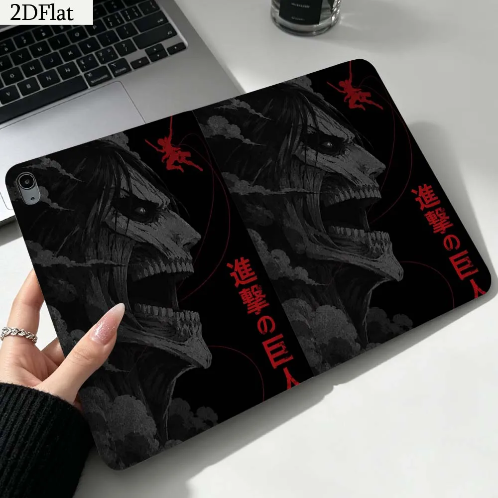 Anime Eren Yeager Gift For iPad Pro mini Air A16 A14 6 5 4 6th 7 7th 11th 9Gen 13 M5 11 A17 Pro M4 Inch Tablet Case