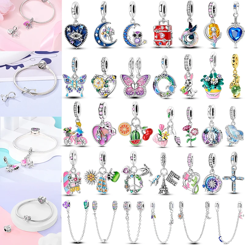 

Travel Hot Balloon Avocado Green Infinity Eternal Symbol 925 Sterling Silver Charms Fit Original Pendant Jewelry make up Beads