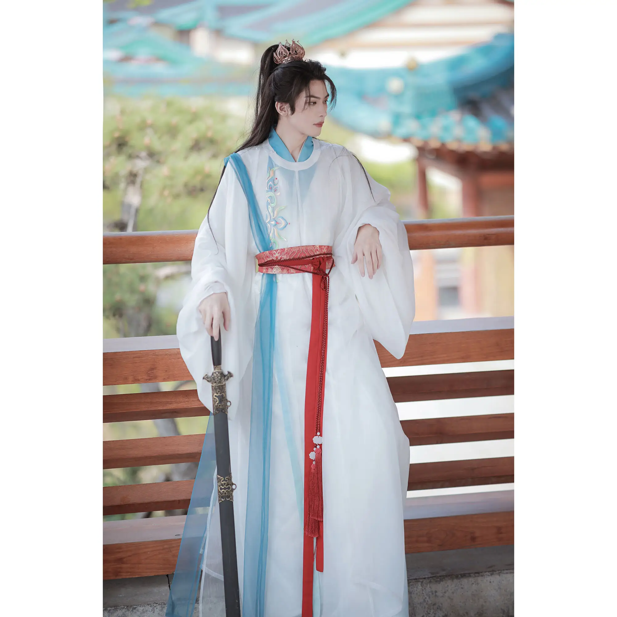 Till The End Of The Moon Luo Yunxi Tan Taijin Ming Ye Cosplay Costume Cosplay Dress Suit Men Hanfu Halloween Party Costumes