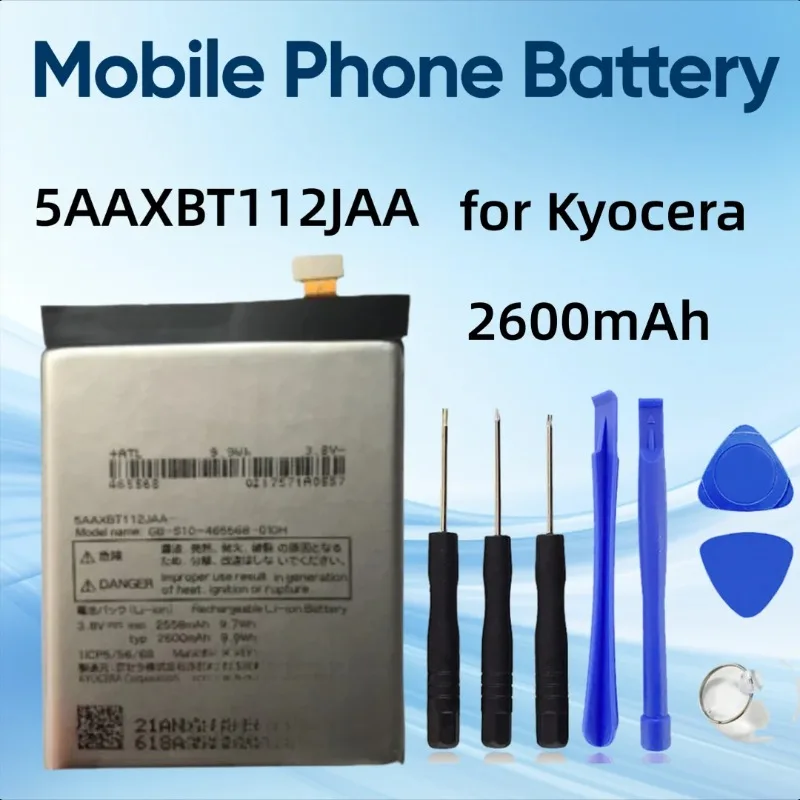 

2600mAh for Kyocera GB-S10-465568-010H 5AAXBT112JAA Mobile Phone Battery