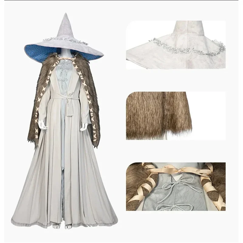 Gioco Ranni Costume Cosplay Set completo Cappello Carnevale di Halloween Cosplay Elden Ranni Abbigliamento