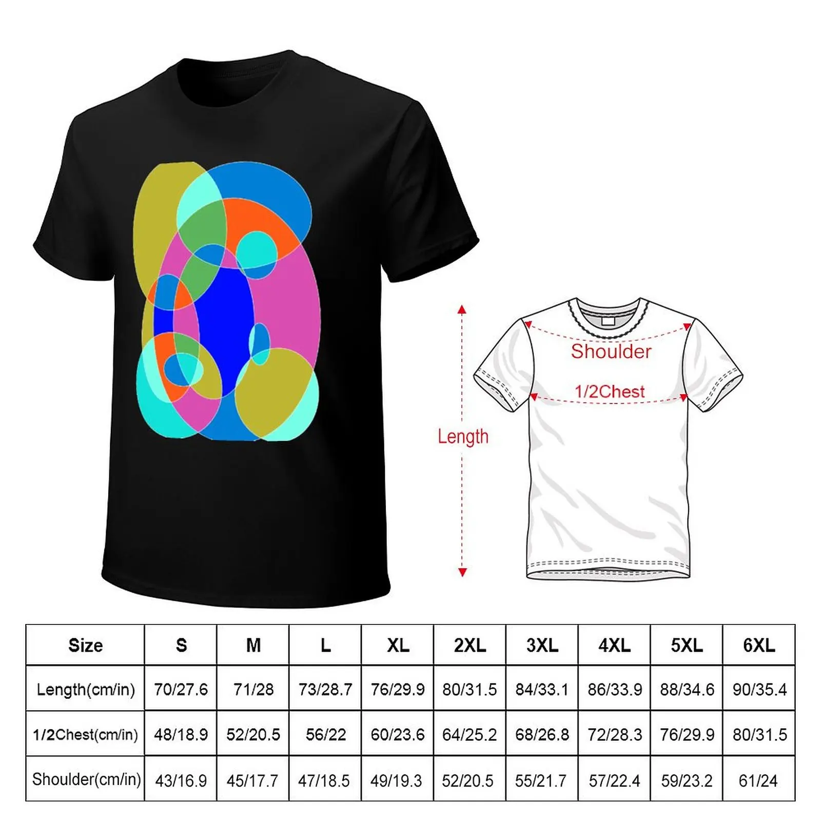 Bubbling Abstractedly Inversely! T-Shirt Stylish Graphic Short Sleeve Top