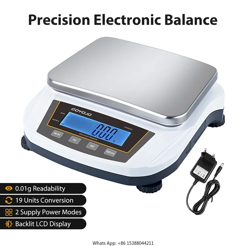 

5kg Precision Jewelry Scale 0.01g Lab Digital Electronic Analytical Balance CE Certified 2kg Kitchen Weighing Scales