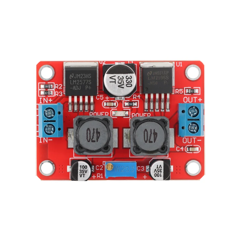 LM2596S DC-DC LM2577S تنحى دفعة باك الجهد وحدة محول الطاقة غير معزولة تيار مستمر مجلس لاردوينو